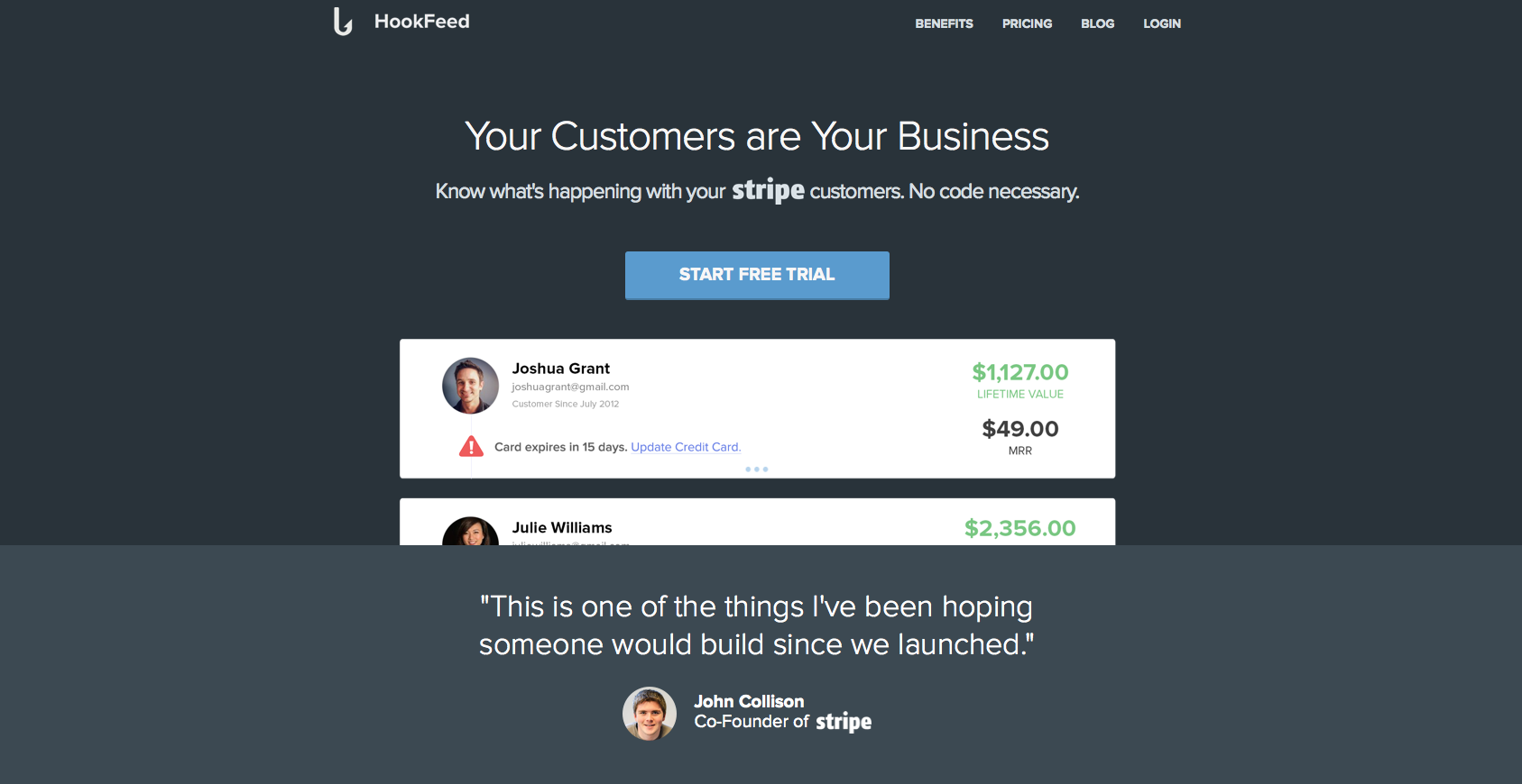 Landing page Examples