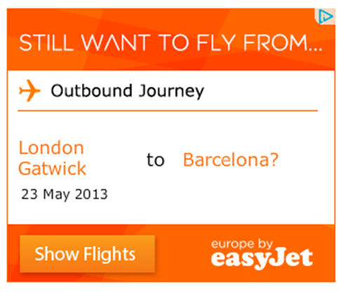 Easyjet Retargeting