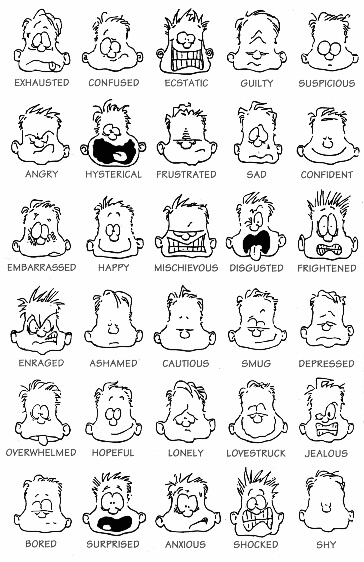 Emotions Chart For Adults